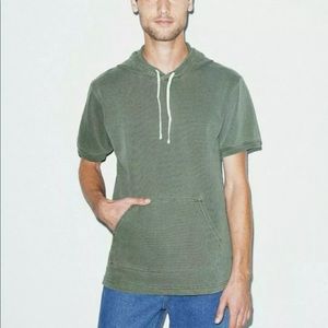 American Apparel French Terry Short Sleeve Hoodie